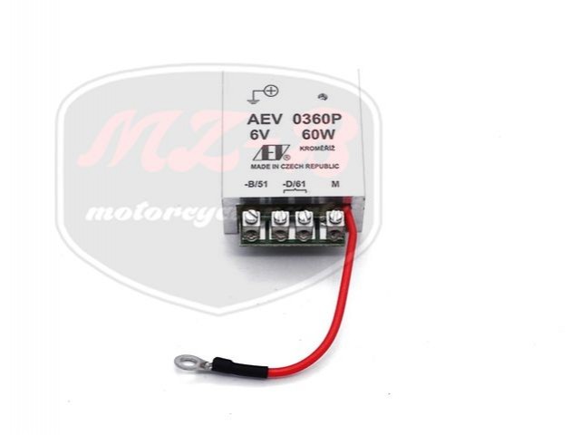 JAWA 559 REGULATOR "+" 6V 60W JAWA 559 REGULATOR "+" 6V 60W