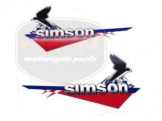 SIMSON 53 DECAL F. FUEL TANK  PAIR