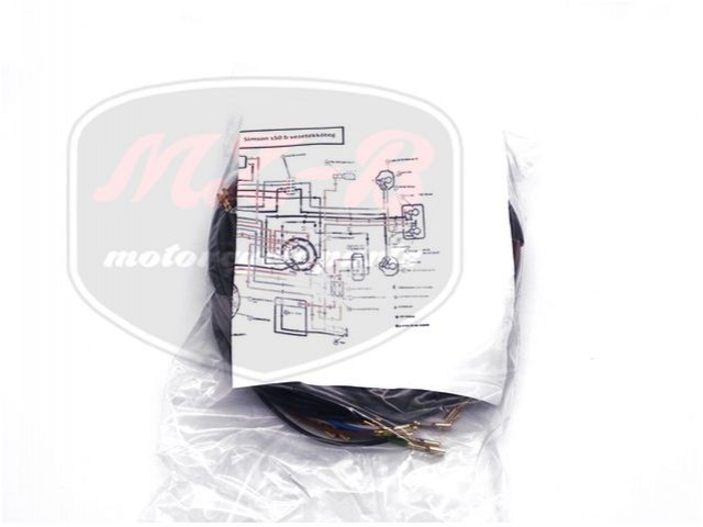 SIMSON 50 WIRING HARNESS /WITH WIRING DIAGRAM//B/ SIMSON 50 WIRING HARNESS /WITH WIRING DIAGRAM//B/