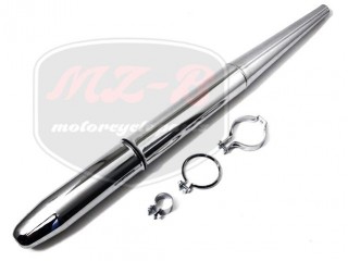 SIMSON SCHWABLE MUFFLER CHROME SIMSON SCHWALBE /MZA/
