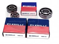 SIMSON 50 BALLS BEARING SET F. CYLINDER BLOCK "KBS" /6 PCS/