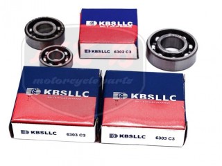SIMSON 50 BALLS BEARING SET F. CYLINDER BLOCK "KBS" /6 PCS/