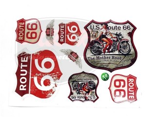 EGYÉB UNIVERSAL DECAL SET ROUTE 66